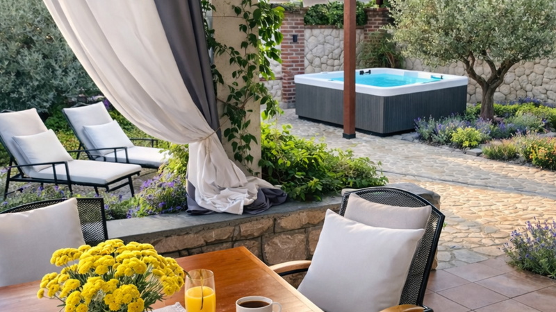 Villa Lara with pool&whirpool&pet friendly&100m from the sea- Rab