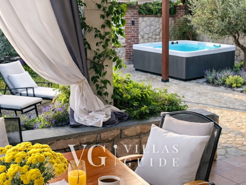 Villa Lara with pool&whirpool&pet friendly&100m from the sea- Rab