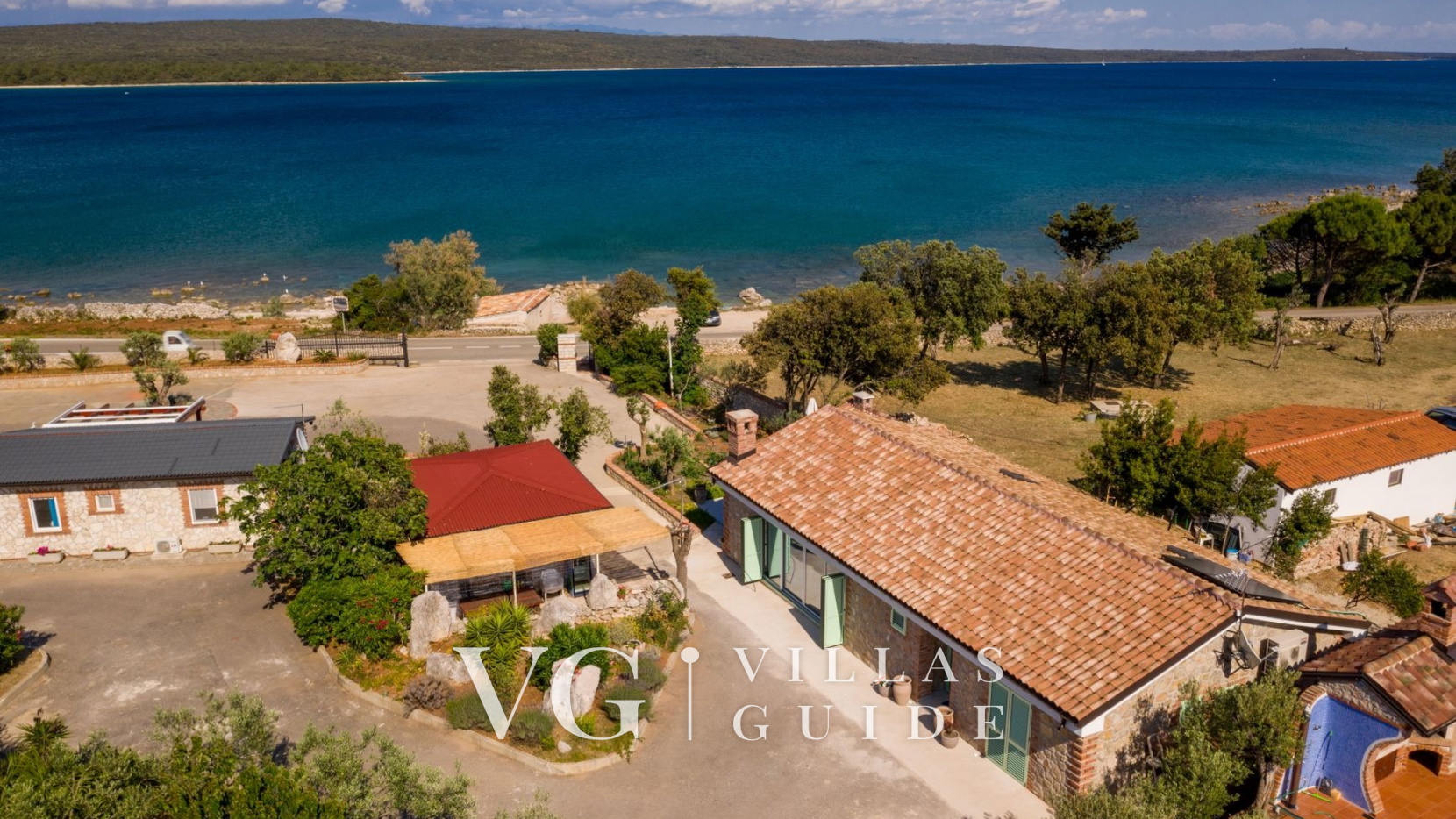 Villa Gabrijela beachfront&pool&whirpool Giardino e esterni della proprietà