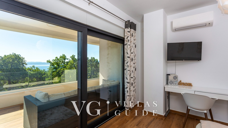 Villa Angello pool&whirpool&pet friendly Schlafzimmer