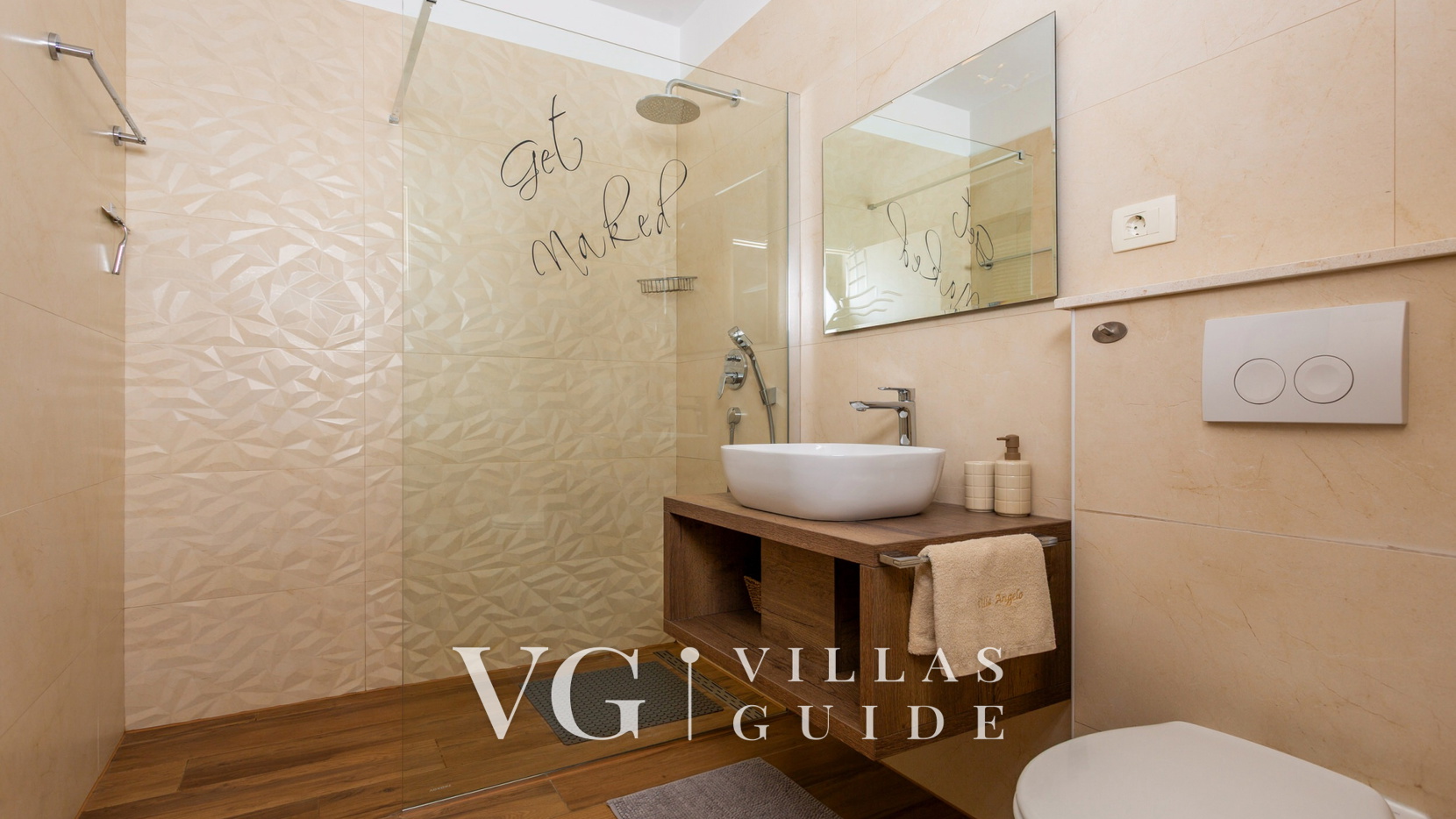 Villa Angello pool&whirpool&pet friendly Badezimmer