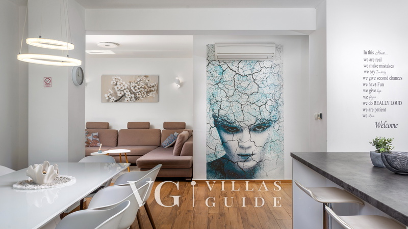 Villa Angello pool&whirpool&pet friendly Living room