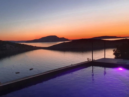 Villa House Vissum with pool&sea view