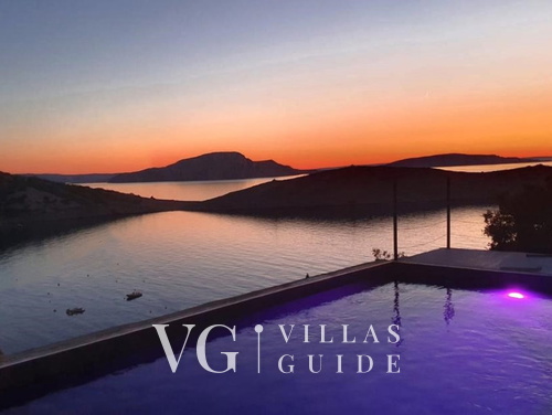 Villa House Vissum with pool&sea view