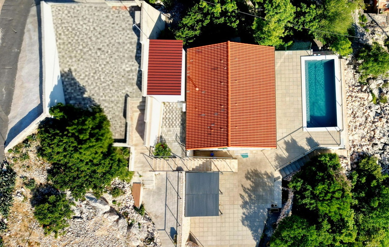 Villa House Vissum with pool&sea view