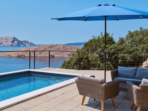 Villa House Vissum with pool&sea view