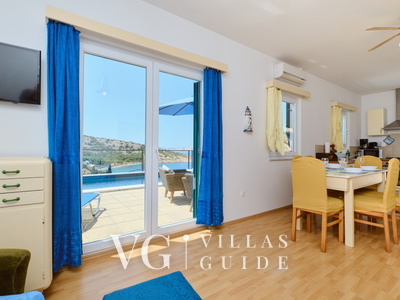 Villa House Vissum with pool&sea view