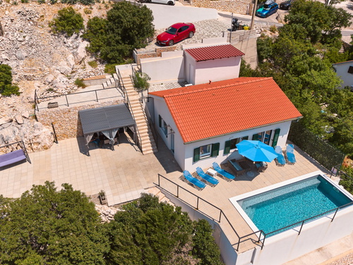 Villa House Vissum with pool&sea view