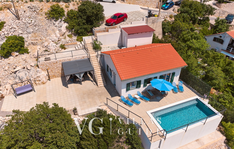 Villa House Vissum with pool&sea view Garden and property exterior