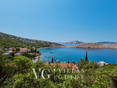 Villa House Vissum with pool&sea view Garden and property exterior