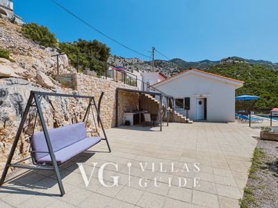 Villa House Vissum with pool&sea view Garden and property exterior