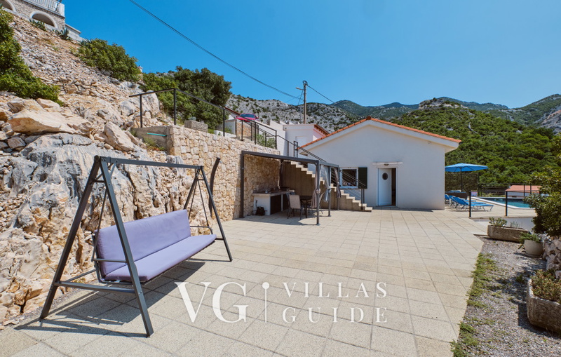 Villa House Vissum with pool&sea view Garden and property exterior