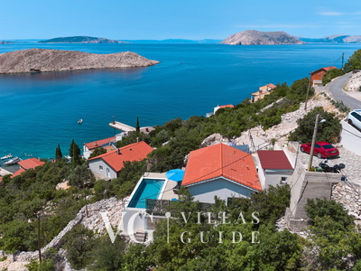 Villa House Vissum with pool&sea view Garden and property exterior