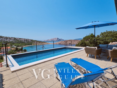 Villa House Vissum with pool&sea view