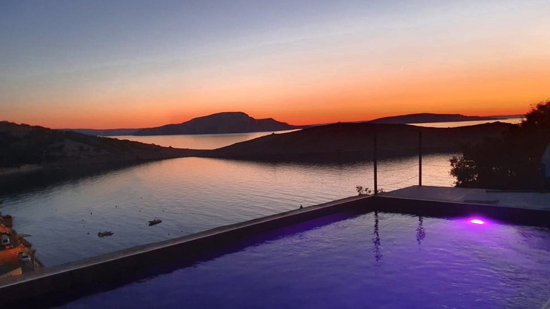 Villa House Vissum with pool&sea view