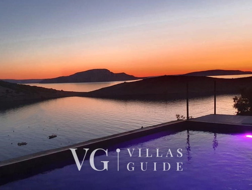 Villa House Vissum with pool&sea view