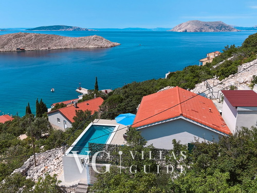 Villa House Vissum with pool&sea view