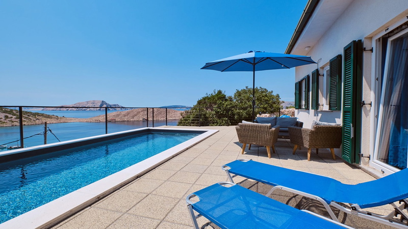 Villa House Vissum with pool&sea view