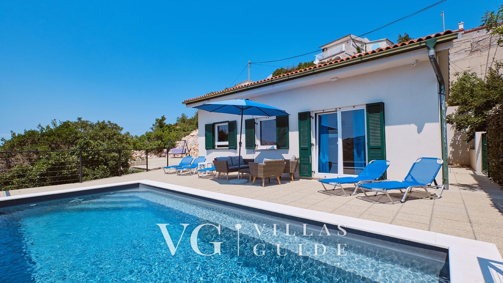 Villa House Vissum with pool&sea view