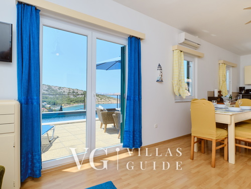 Villa House Vissum with pool&sea view