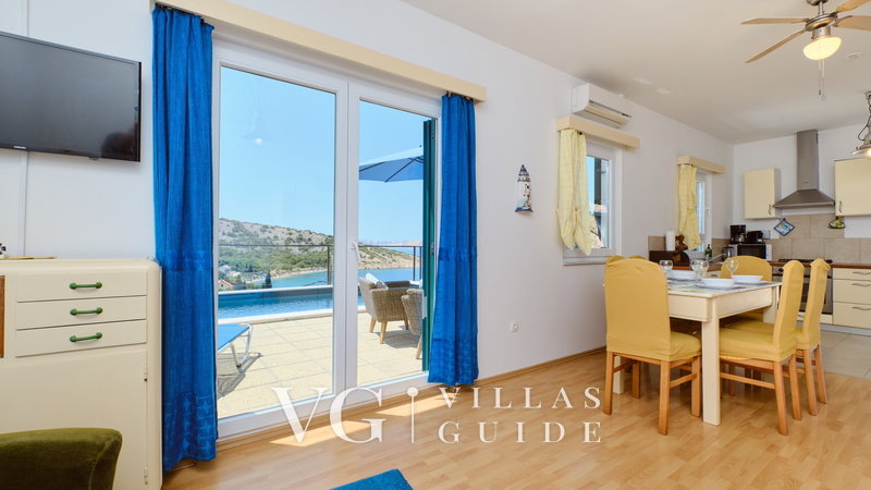 Villa House Vissum with pool&sea view