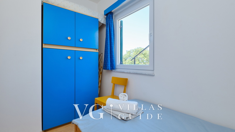 Villa House Vissum with pool&sea view Schlafzimmer