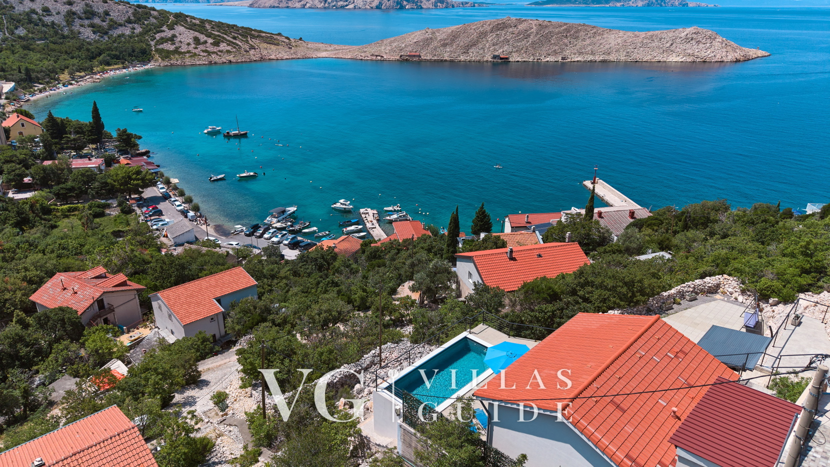 Villa House Vissum with pool&sea view