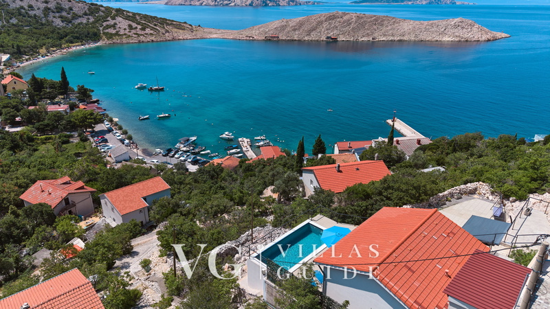 Villa House Vissum with pool&sea view