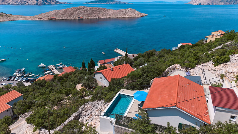 Villa House Vissum with pool&sea view
