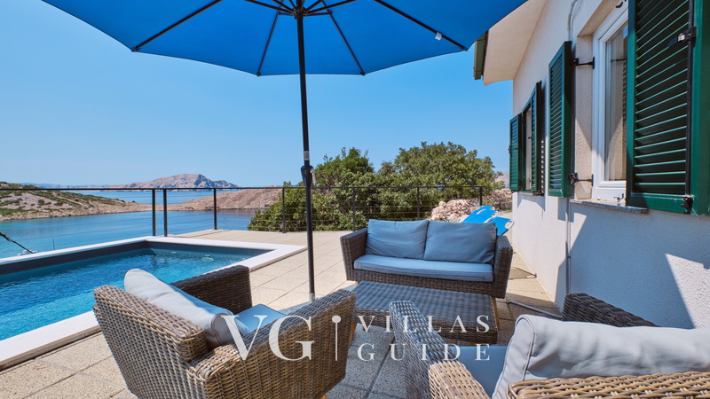 Villa House Vissum with pool&sea view