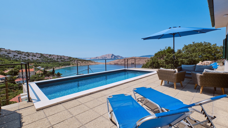 Villa House Vissum with pool&sea view