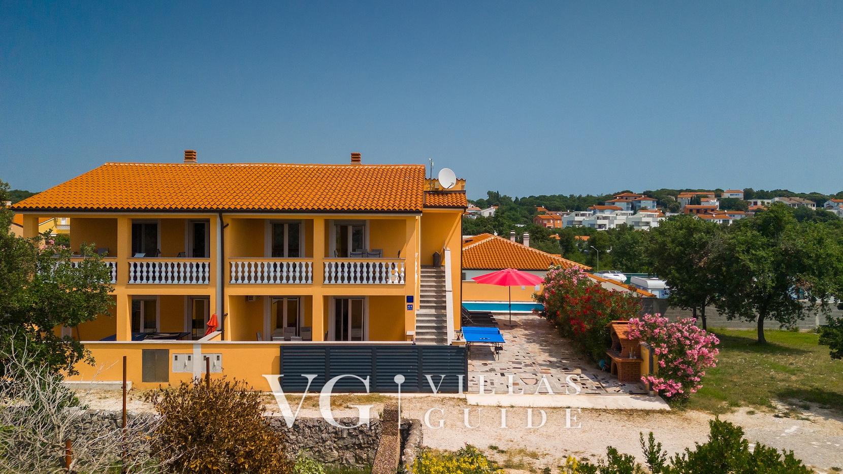 Villa Jasminka Garden and property exterior