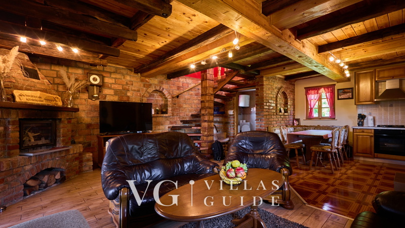 Holiday Home Dubranec Wohnzimmer