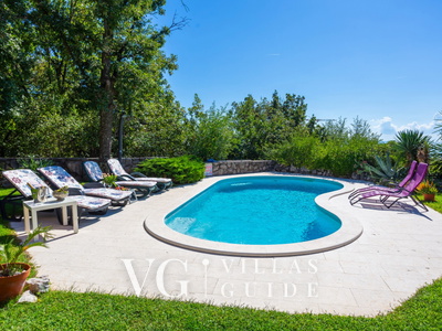 Villa Anamia with seaview Piscina