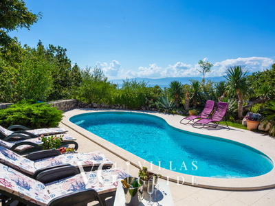 Villa Anamia with seaview Piscina