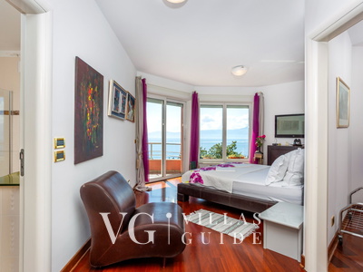 Villa Anamia with seaview Camera da letto