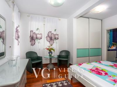 Villa Anamia with seaview Camera da letto