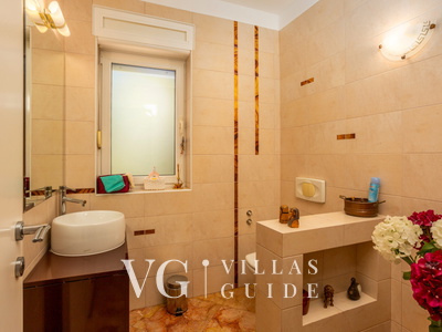 Villa Anamia with seaview Toilette per gli ospiti