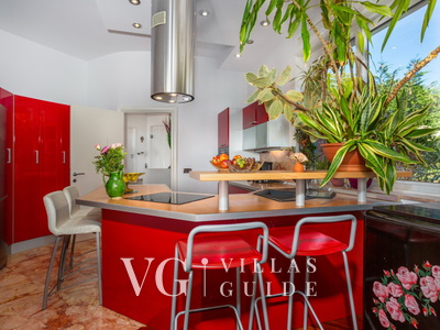 Villa Anamia with seaview Cucina