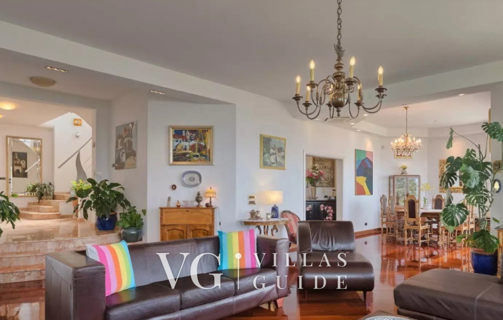 Villa Anamia with seaview Living room