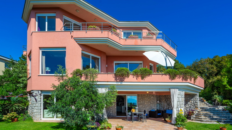 Villa Anamia with seaview