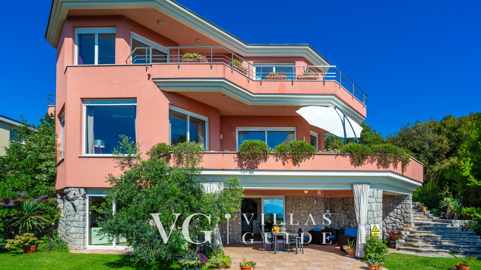 Villa Anamia with seaview Giardino e esterni della proprietà