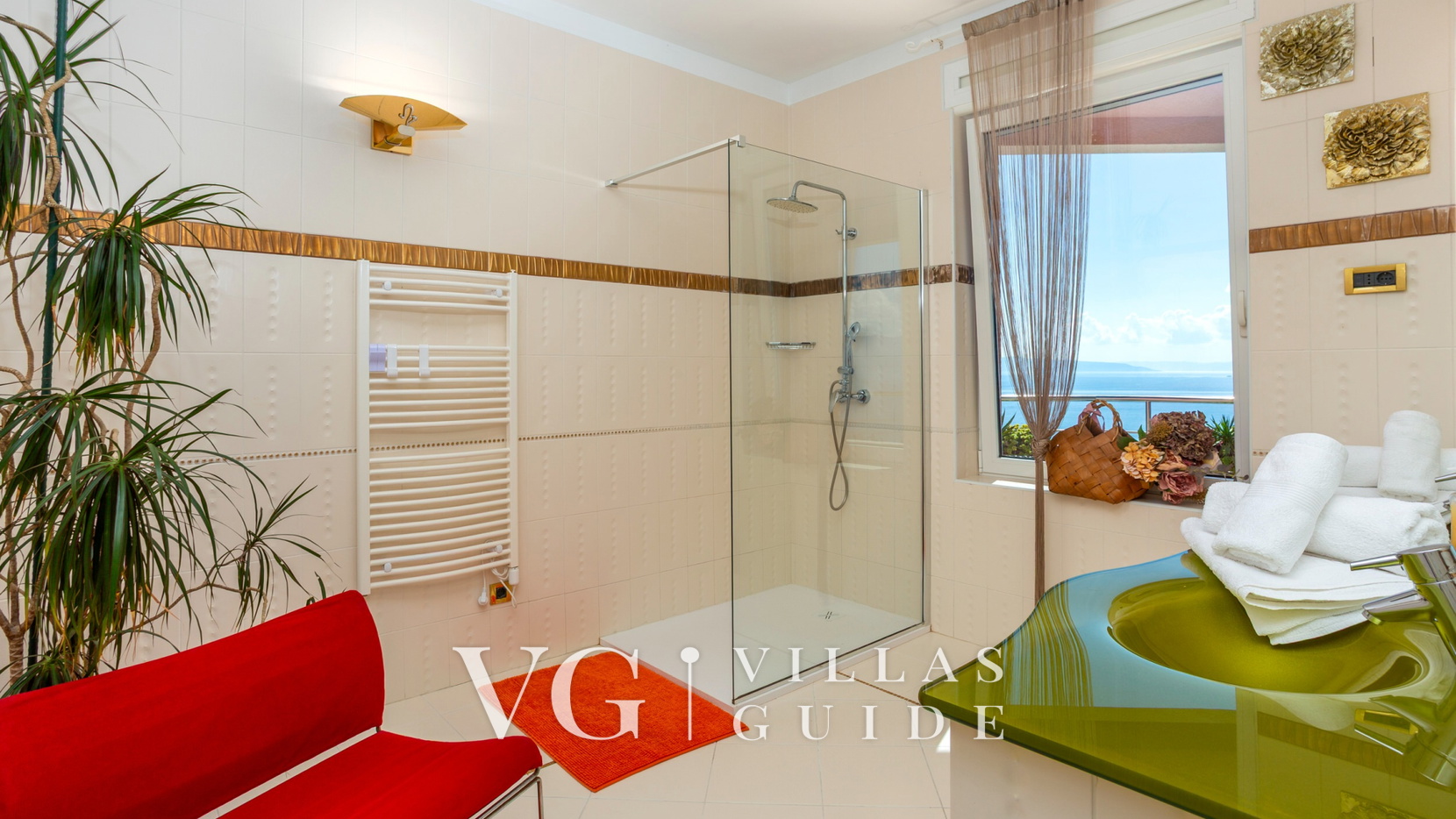 Villa Anamia with seaview Bagno