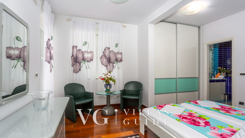 Villa Anamia with seaview Camera da letto