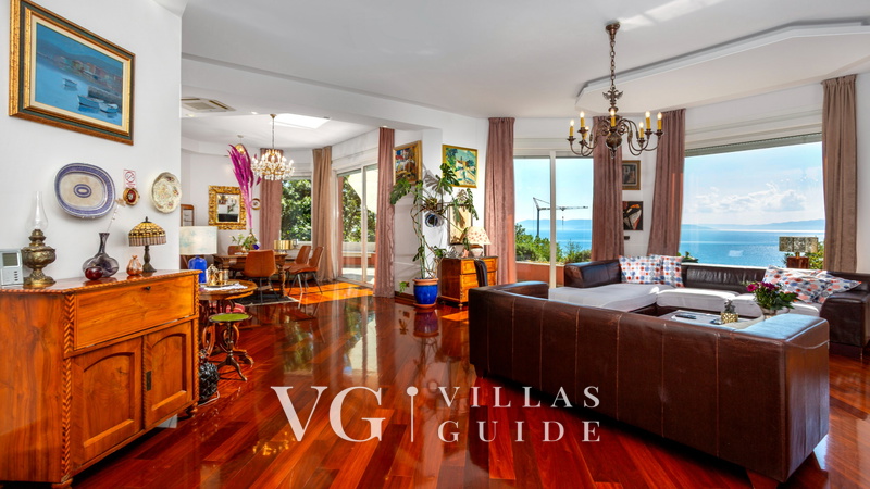 Villa Anamia with seaview Soggiorno