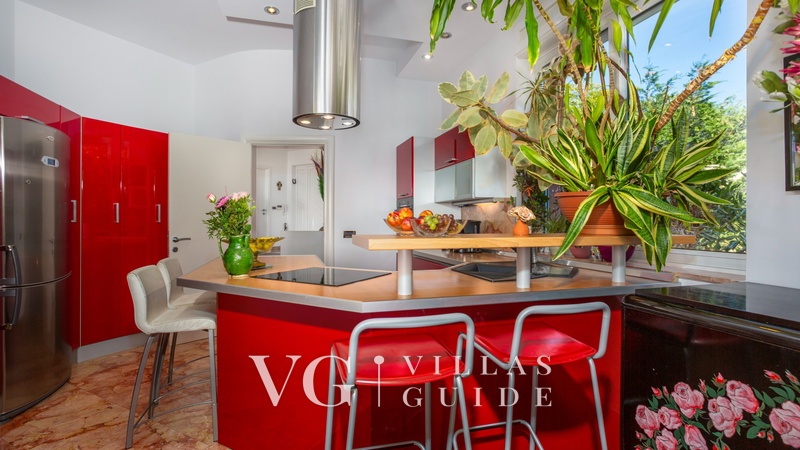 Villa Anamia with seaview Cucina