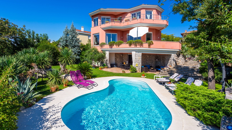 Villa Anamia with seaview