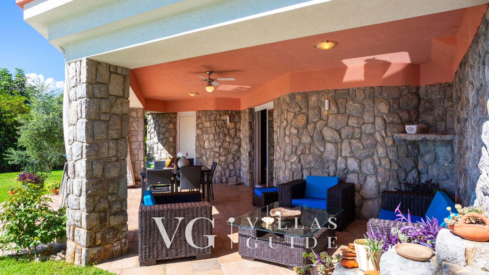 Villa Anamia with seaview Garden and property exterior