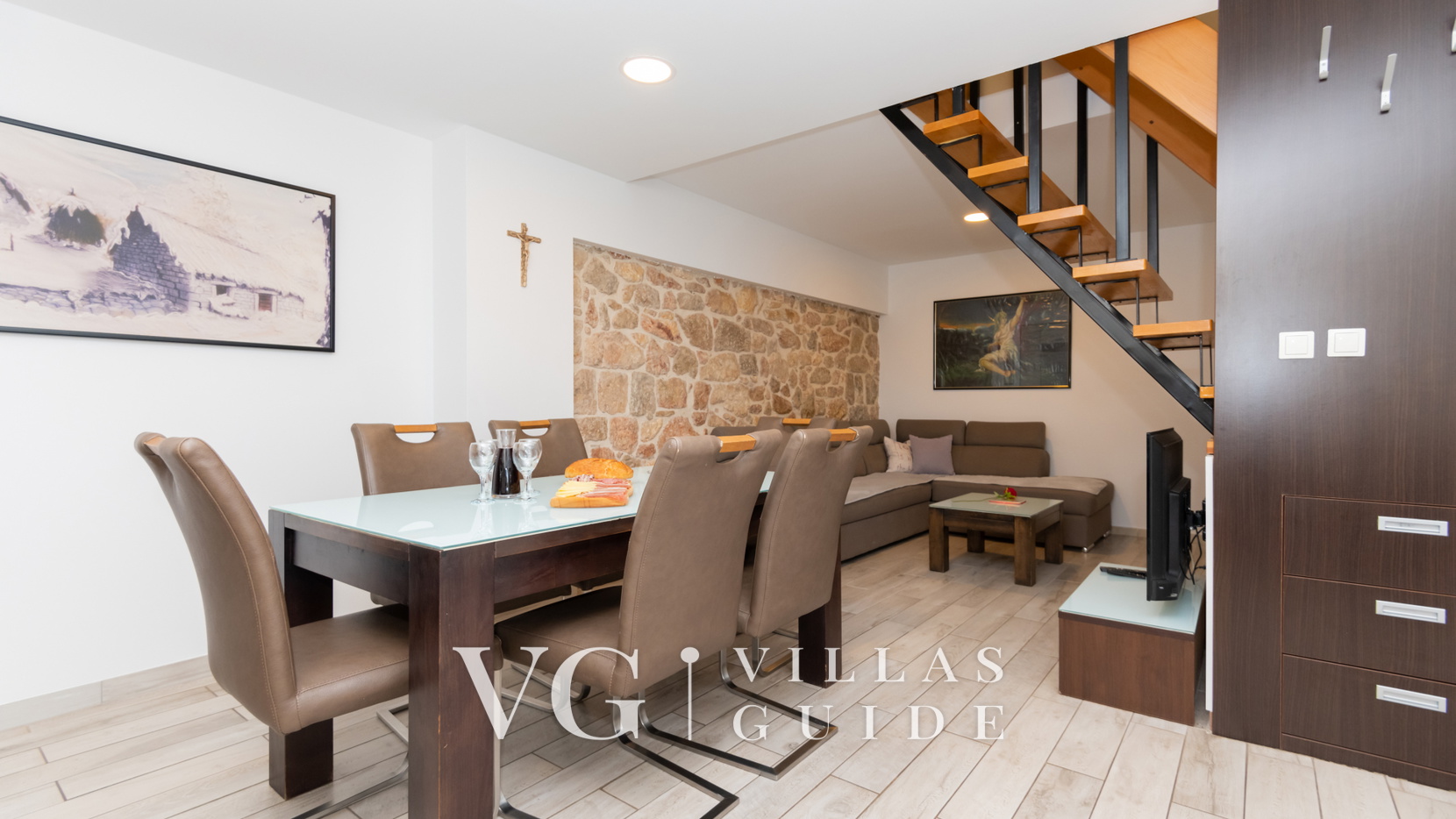 Holiday Home Kristina - Makarska Wohnzimmer