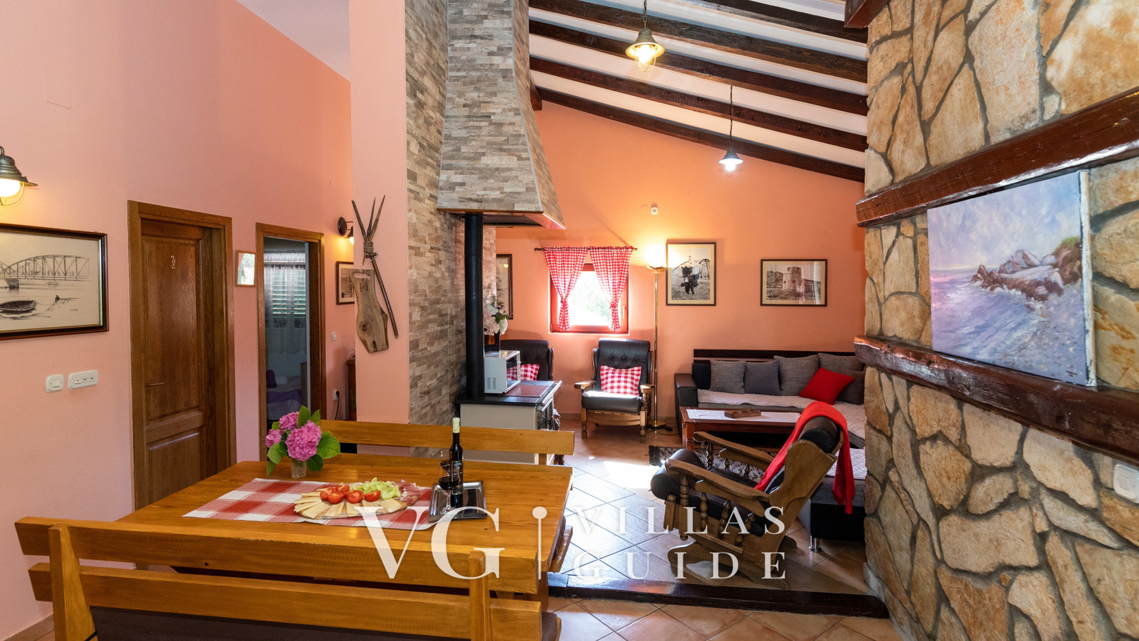 Villa Marija Desne Living room